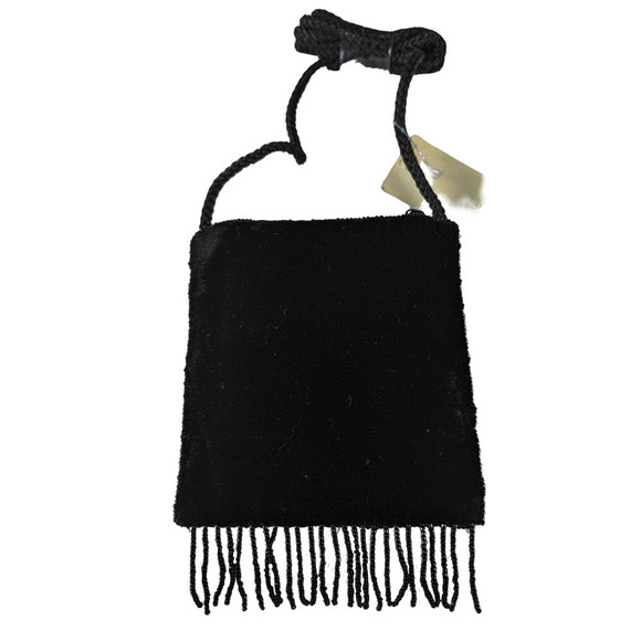 Small Beaded Leopard Print Bag with strap - Picture 2 of 5